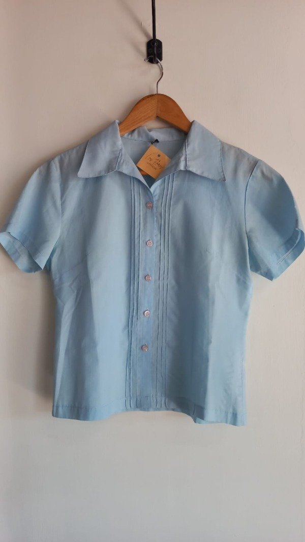 Producto - CAMISA CELESTE PASTEL