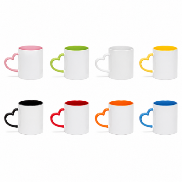 Producto - Taza Cerámica con Asa Corazón  Personalizada con tu Diseño