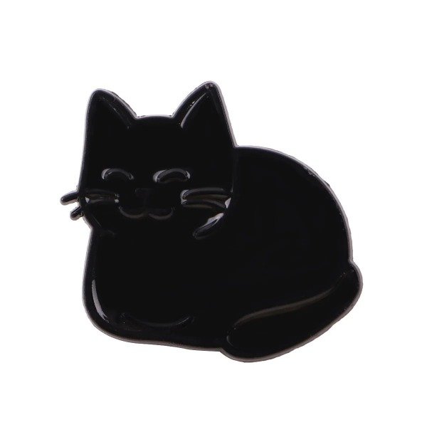 Producto - Pin Michi - Acostado negro