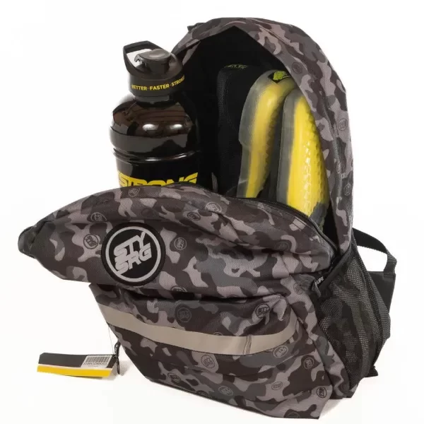 Producto - MOCHILA STAY STRONG V3 ICON BACKPACK BLACK CAMO - GRIS-NEGRO  E55
