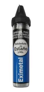 Producto - Estaño Eximetal 0.8mm 60/40 Soldadura Tubo 3 Metros