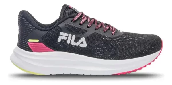 Producto - zapatilla fastness negro rosa