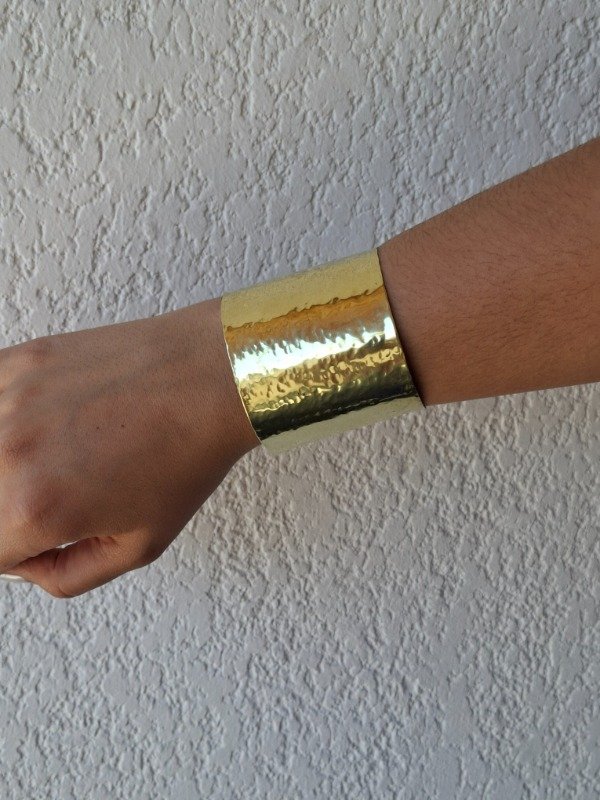 Producto - Brazalete Freyja bronce golpeado - 1