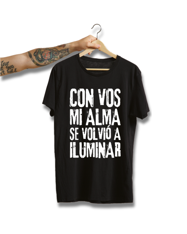 Producto - REMERA CON VOS MI ALMA + PILUSO DE REGALO