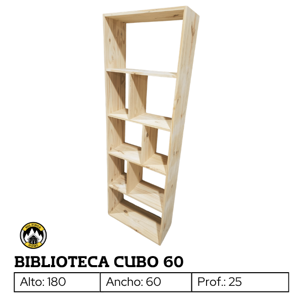 Producto - BIBLIOTECA CUBO 60 - 1