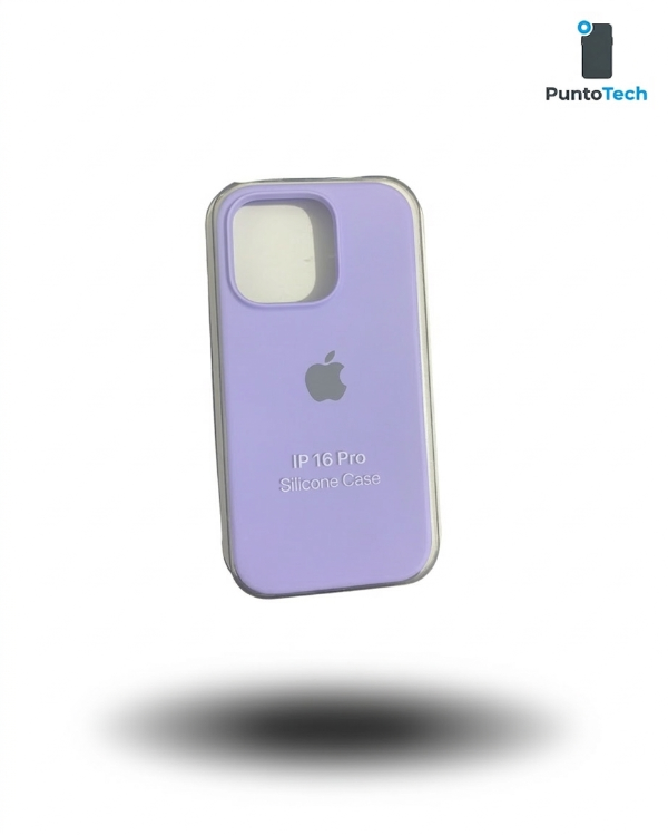 Producto - Silicon case iPhone 16 Pro violeta claro