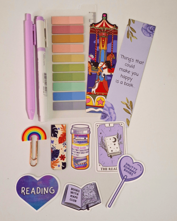 Producto - Combo mini pack booklover lila + mini tote bag