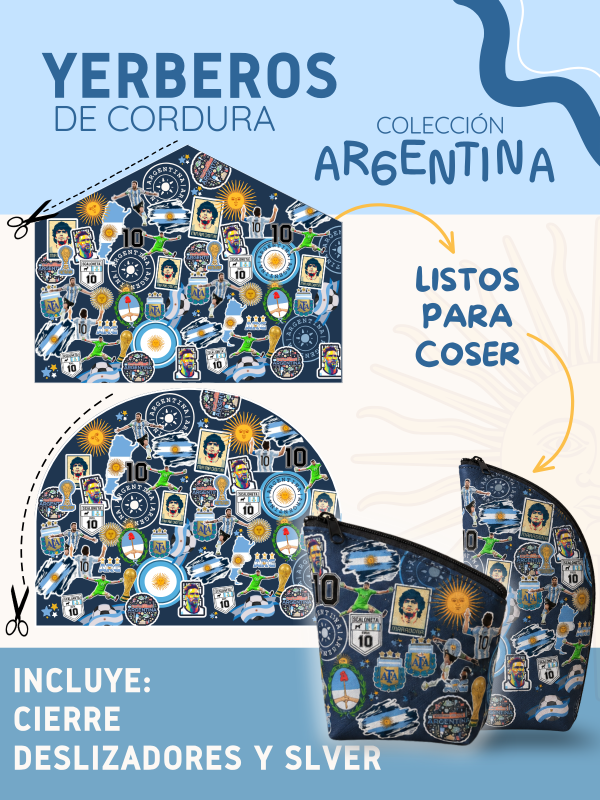 Producto - MOLDES YERBERO X 2 - COLLAGE AZUL