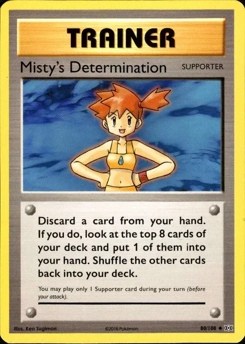 Producto - Misty's Determination - 80/108 - Evolutions
