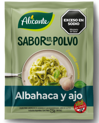 Producto - SABOR EN POLVO ALBAHACA Y AJO