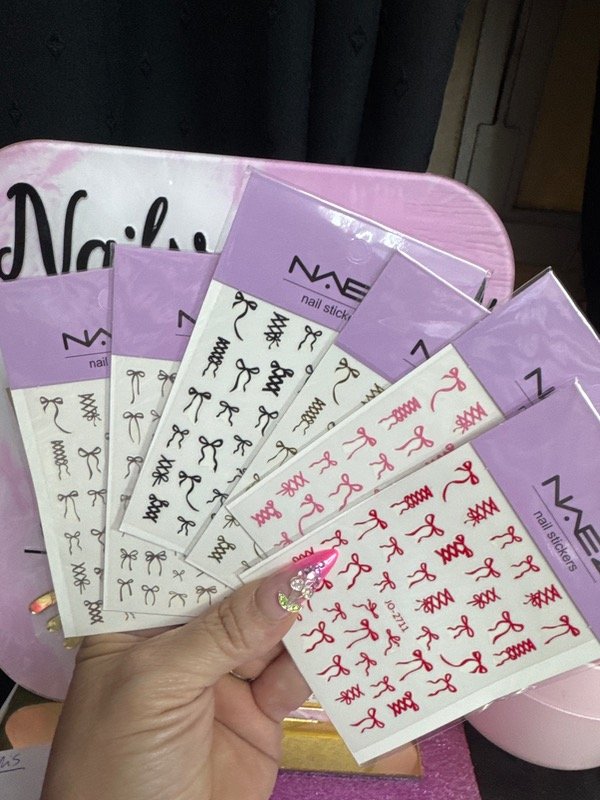 Producto - Stickers moñitos colores surtidos sin eleccion