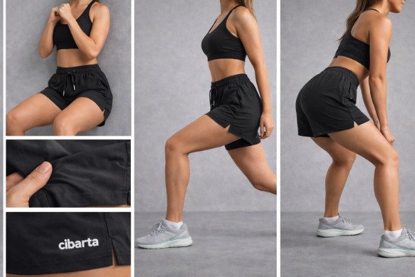 Producto - SHORT Deportivo Cibarta Sport Modelo MOZAMBIQUE negro