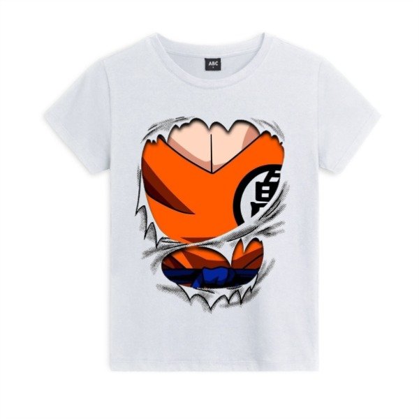 Producto - Remera Dragon Ball Z Disfraz Roto Goku