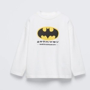 Producto - ZARA - Remera Batman Blanca