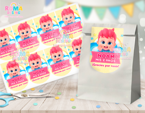 Producto - Etiquetas bolsita Bebefinn