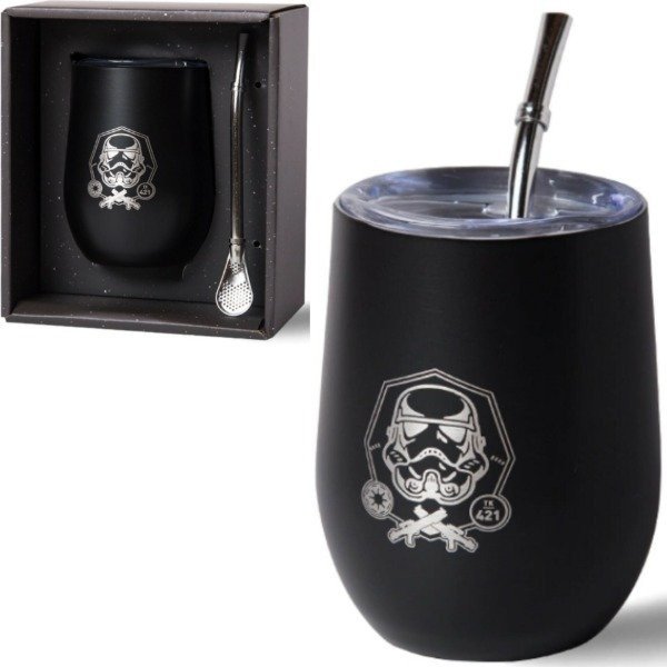 Producto - Mate Vaso Taza Acero Inoxidable Oficial Star Wars Stormtrooper