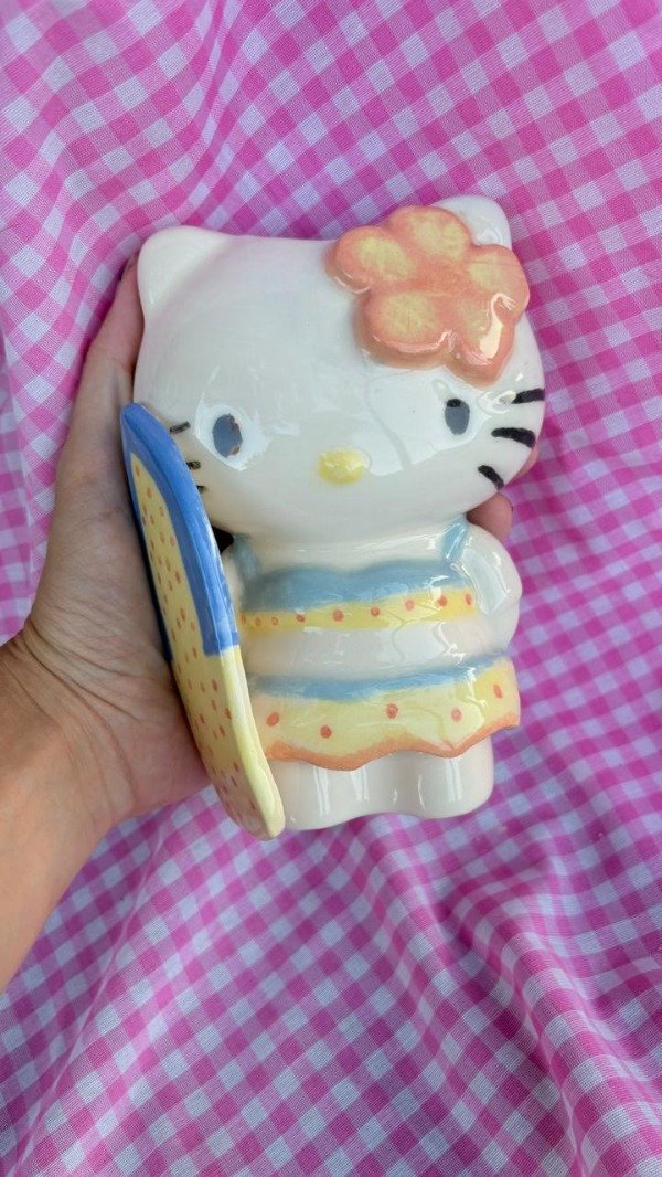 Producto - Florero Kitty surfista