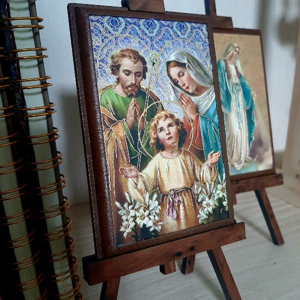 Producto - Cuadro sobre atril Sagrada familia
