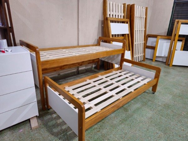Producto - C01) Cama nido tableros en blanco - 0