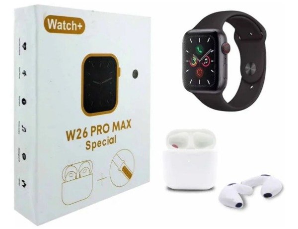 Producto - RELOJ W26 PRO MAX + AURICULARES MC8815