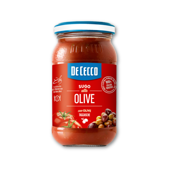 Producto - SALSA DE TOMATE OLIVA DE CECCO (200GR)