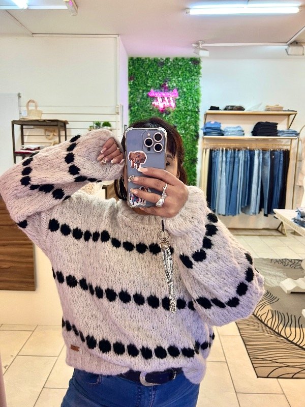 Producto - Sweater oversize Lani CRUDO 0590