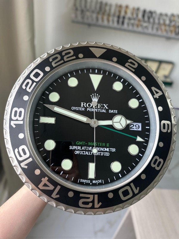 Producto - Reloj de Pared Rolex GMT Master II Black Automatico