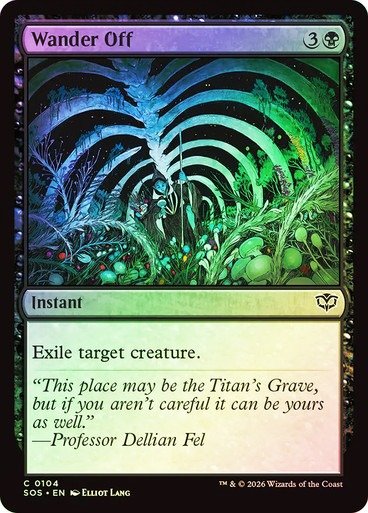 Producto - Wander Off #104 Foil  Secrets of Strixhaven