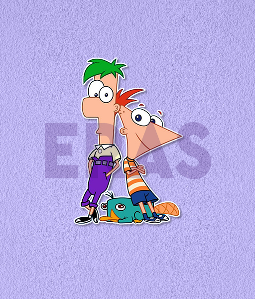 Producto - STICKERS UV - PHINEAS Y FERB - PHINEAS, FERB Y PERRY