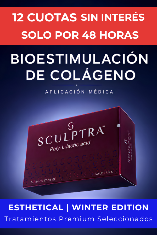 Producto - Sculptra - Bioestimulador de colágeno - Winter Edition