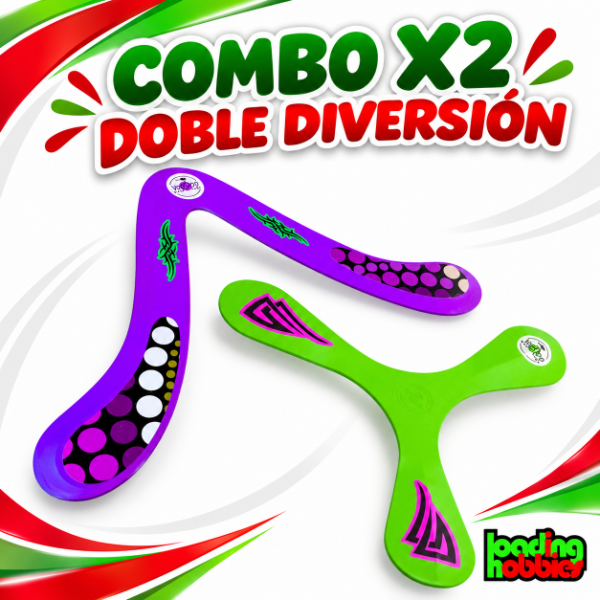 Producto - Combo Boomerang Aussie + Boomerang Star Indoor Voodoo - 1