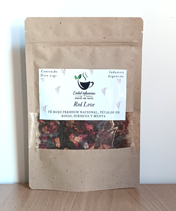 Producto - Blend de té "Red Love" de 50 gramos