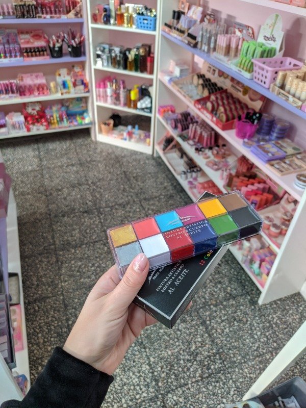 Producto - Pintura artística rostro y cuerpo paris nigth x12