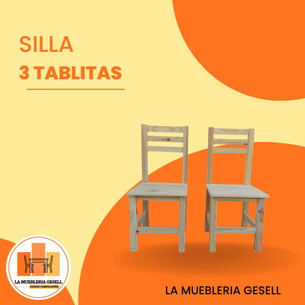 Producto - SILLA 3 TABLITAS CURVA