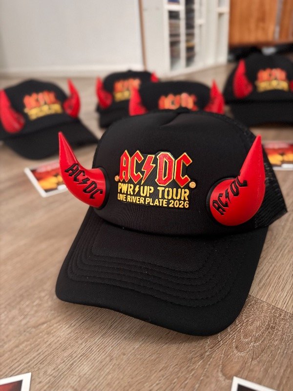 Producto - GORRA AC DC RIVER PLATE 3D