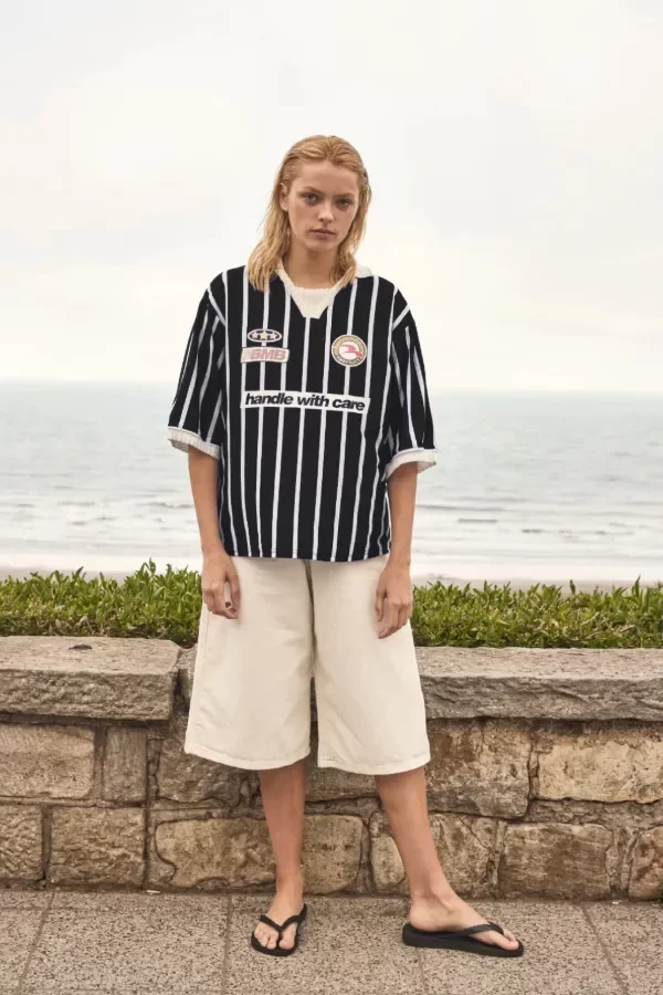 Producto - CAMISETA STRIPES NEGRA - BMBPRJCT - 8