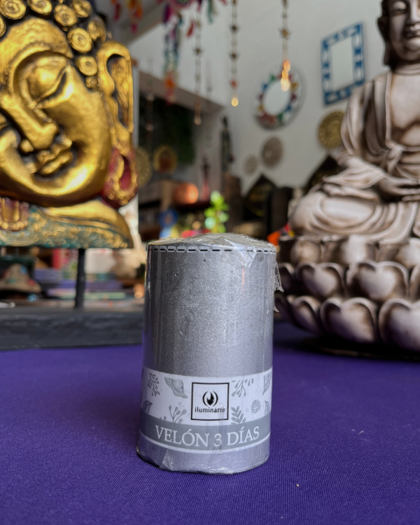 Producto - Velón 3 Días - Oro/Plata