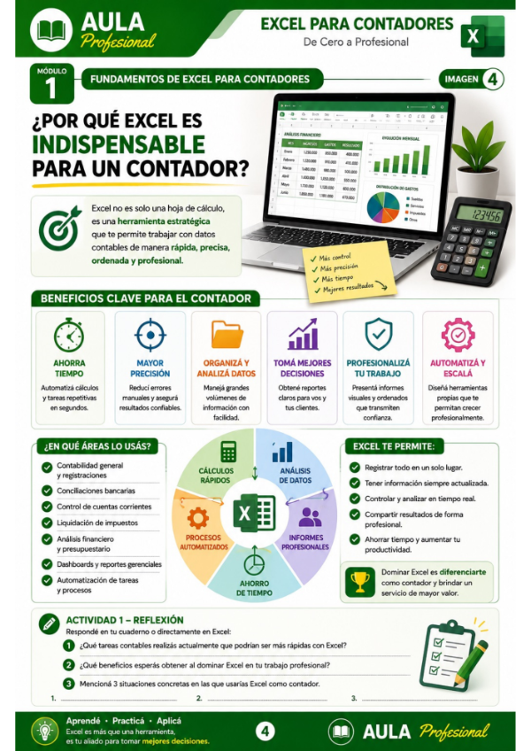 Producto - Cuadernillo de Actividades: Excel para Contabilidad (Edición 2026) - PDF - 3