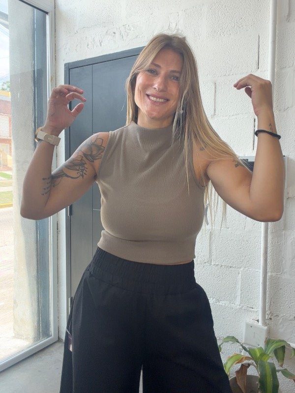 Producto - Musculosa Medio Cuello Vison