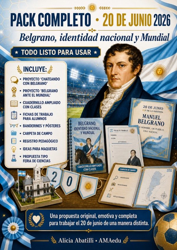 Producto - BELGRANO, IDENTIDAD NACIONAL Y MUNDIAL (Segundo Ciclo)