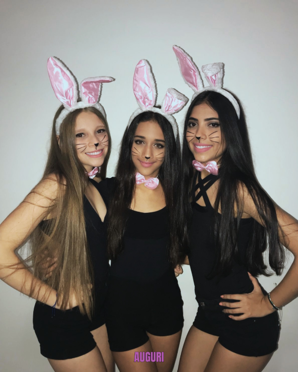 Producto - Set conejitas (orejas + cola + moño)