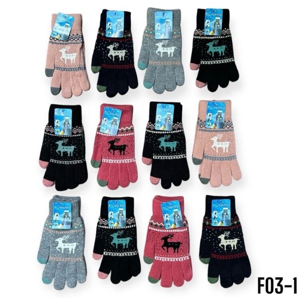 Producto - Guantes Táctil Dama Ciervo X12