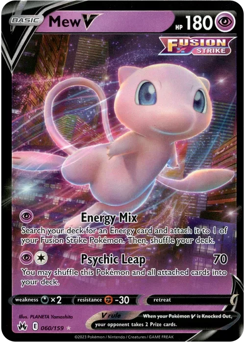 Producto - Mew V - 060/159 - Crown Zenith - Holo