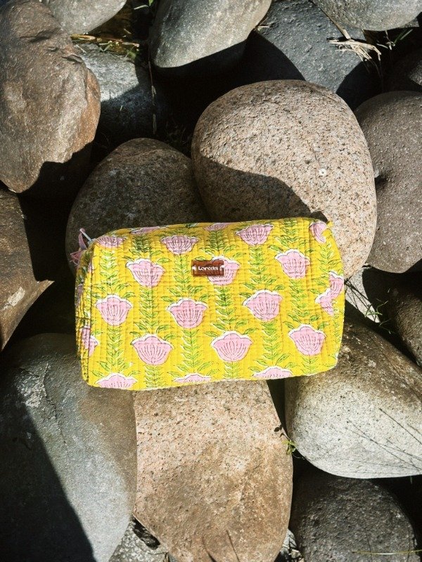 Producto - Neceser Amarillo y Rosa