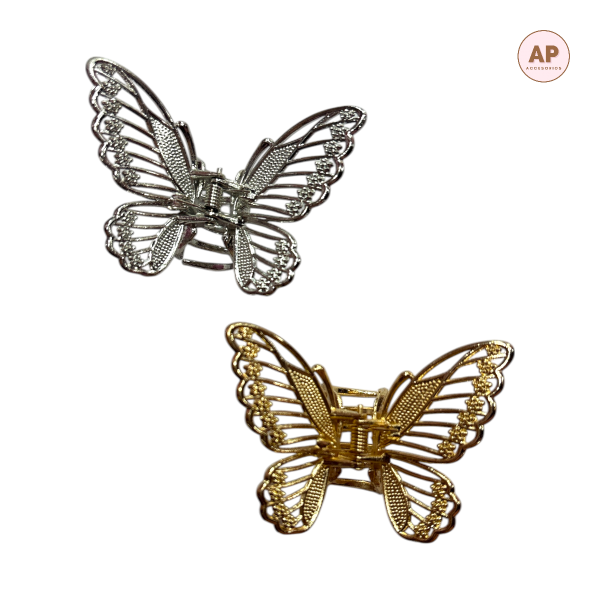 Producto - BROCHE GRANDE METAL MARIPOSA DYP - AC26204