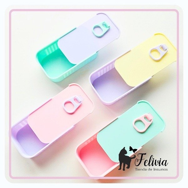 Producto - Cajita plástica multipropósito c/tapa deslizable - 0