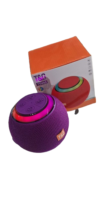 Producto - Parlante Redondo Violeta