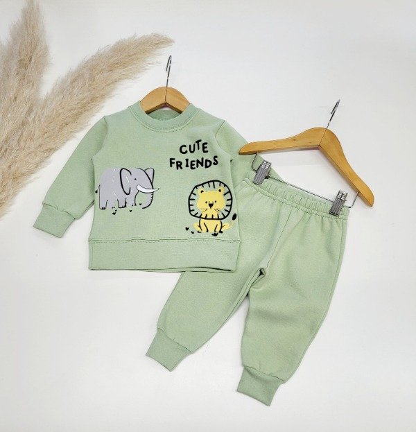 Producto - Conjunto frizado animales oliva