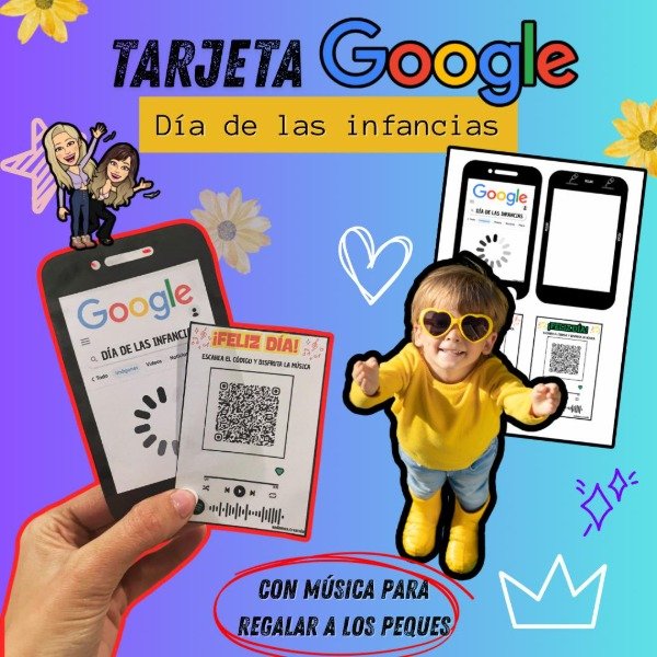 Producto - TARJETA GOOGLE. DIA DE LAS INFANCIAS