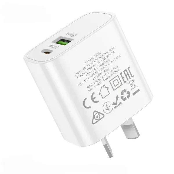 Producto - HOCO - Cargador PD 20W Dual Port - 4
